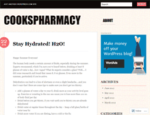 Tablet Screenshot of cookspharmacy.wordpress.com