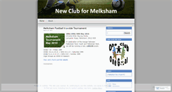 Desktop Screenshot of newclubformelksham.wordpress.com