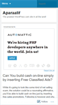 Mobile Screenshot of aparaalif.wordpress.com