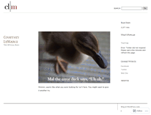 Tablet Screenshot of courtneylemarco.wordpress.com