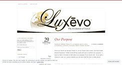 Desktop Screenshot of luxevojarwardtravelco.wordpress.com