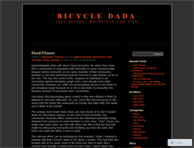 Tablet Screenshot of bicycledada.wordpress.com