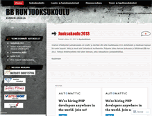 Tablet Screenshot of bbrunjuoksukoulu.wordpress.com