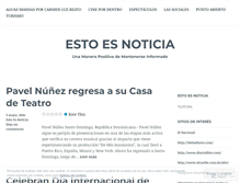 Tablet Screenshot of estoesnoticia.wordpress.com