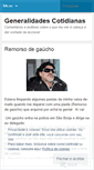 Mobile Screenshot of generalidadescotidianas.wordpress.com
