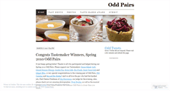 Desktop Screenshot of oddpairs.wordpress.com