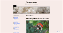 Desktop Screenshot of clover58.wordpress.com