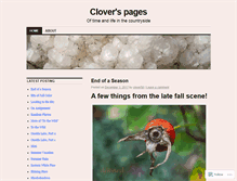 Tablet Screenshot of clover58.wordpress.com