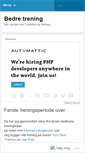 Mobile Screenshot of bedretrening.wordpress.com