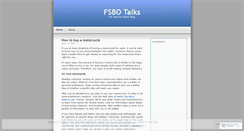 Desktop Screenshot of fsbotalks.wordpress.com