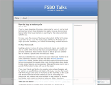 Tablet Screenshot of fsbotalks.wordpress.com