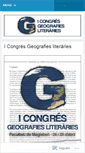 Mobile Screenshot of geografiesliteraries.wordpress.com