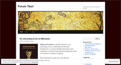 Desktop Screenshot of forumtauri.wordpress.com