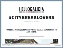 Tablet Screenshot of hellogalicia.wordpress.com