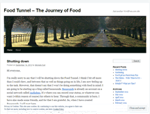 Tablet Screenshot of foodtunnel.wordpress.com