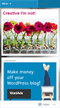 Mobile Screenshot of creativeimnot.wordpress.com