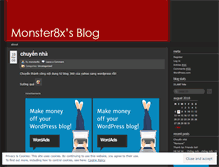 Tablet Screenshot of monster8x.wordpress.com