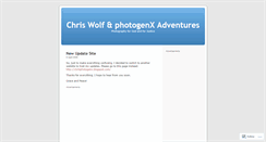 Desktop Screenshot of chrisphotogenx.wordpress.com