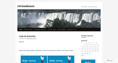 Desktop Screenshot of chrisealisson.wordpress.com