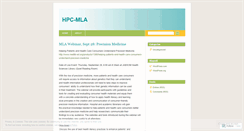 Desktop Screenshot of hpcmla.wordpress.com