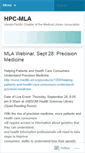 Mobile Screenshot of hpcmla.wordpress.com
