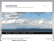 Tablet Screenshot of grandfathersky.wordpress.com