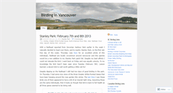 Desktop Screenshot of birdinginvancouver.wordpress.com