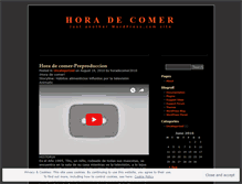 Tablet Screenshot of horadecomer2010.wordpress.com