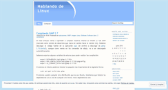 Desktop Screenshot of hablandodelinux.wordpress.com