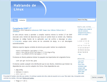 Tablet Screenshot of hablandodelinux.wordpress.com