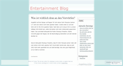 Desktop Screenshot of entertainment2blog.wordpress.com