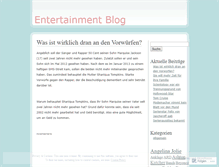 Tablet Screenshot of entertainment2blog.wordpress.com