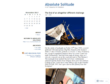 Tablet Screenshot of absolutesolitude.wordpress.com