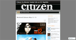 Desktop Screenshot of citizendumonde.wordpress.com