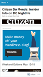 Mobile Screenshot of citizendumonde.wordpress.com