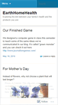 Mobile Screenshot of earthhomehealth.wordpress.com