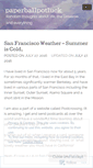Mobile Screenshot of paperballpotluck.wordpress.com