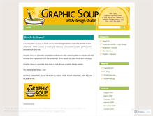 Tablet Screenshot of graphicsoup.wordpress.com