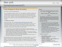 Tablet Screenshot of newyorkhomeimprovement.wordpress.com