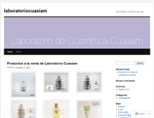 Tablet Screenshot of laboratoriocuasiam.wordpress.com