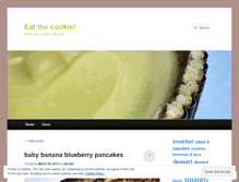 Tablet Screenshot of eatthecookie.wordpress.com