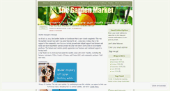 Desktop Screenshot of gardenmarket.wordpress.com