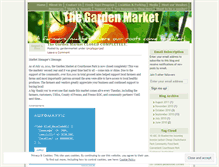 Tablet Screenshot of gardenmarket.wordpress.com