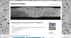 Desktop Screenshot of inspecaosoldagem.wordpress.com