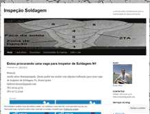 Tablet Screenshot of inspecaosoldagem.wordpress.com