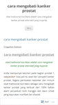 Mobile Screenshot of caramengobatikankerprostatalternatif.wordpress.com