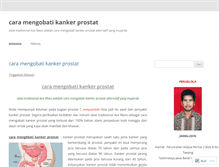 Tablet Screenshot of caramengobatikankerprostatalternatif.wordpress.com
