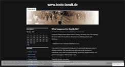 Desktop Screenshot of bodolaeuft.wordpress.com