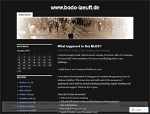 Tablet Screenshot of bodolaeuft.wordpress.com