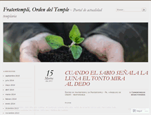 Tablet Screenshot of fratertempli.wordpress.com